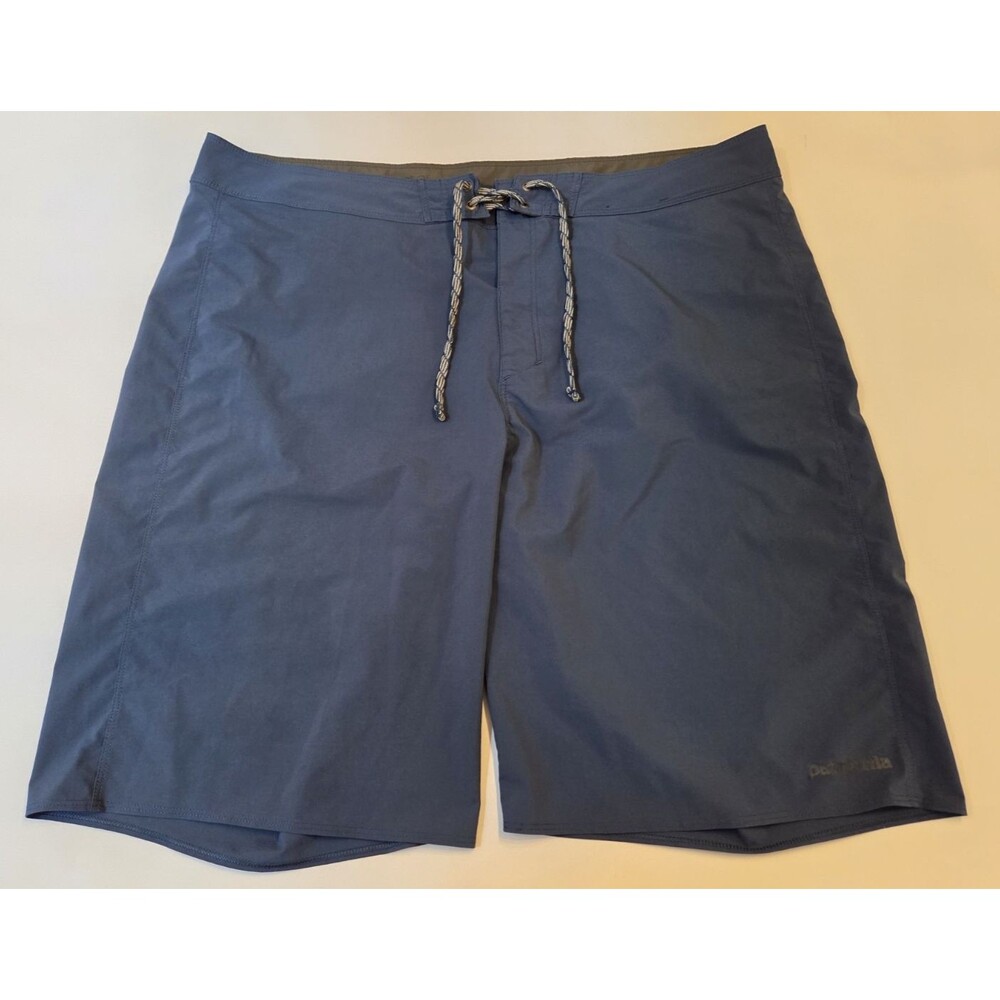 Patagonia Hydro Board Shorts Mens 38 Blue Swim Surf Stretch Lightweight Packable